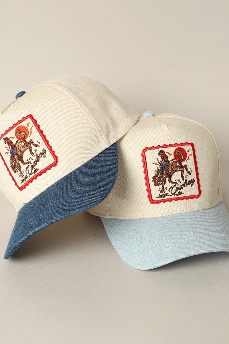 Bronc Baby Trucker- Denim