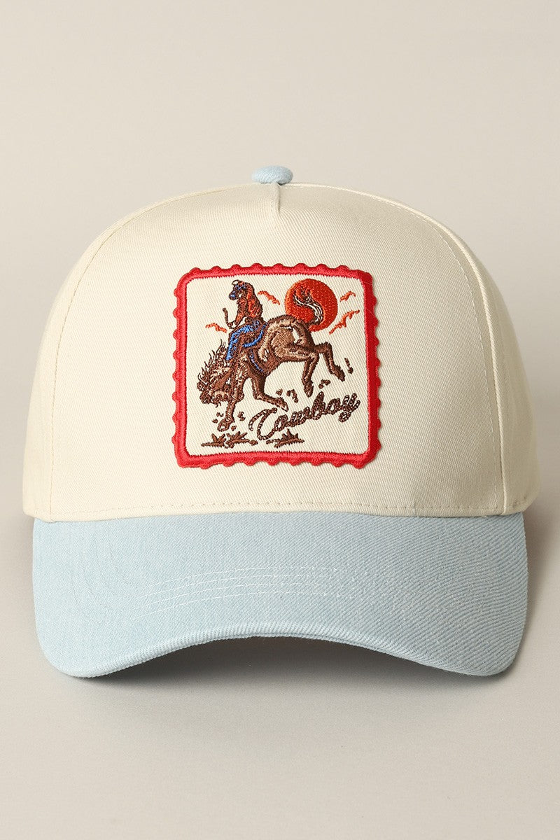 Bronc Baby Trucker-SkyBlue