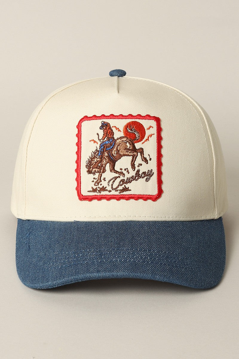Bronc Baby Trucker- Denim
