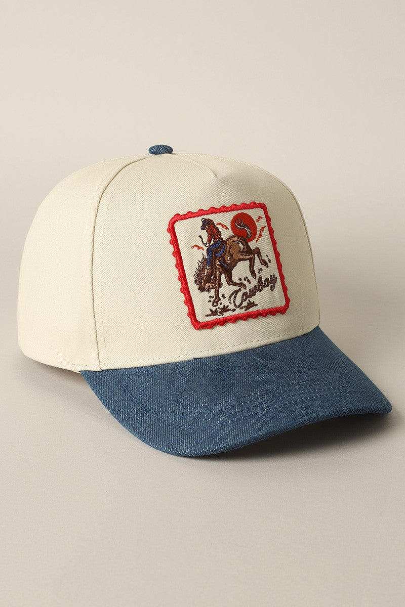 Bronc Baby Trucker- Denim