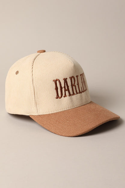 Darlin' Corduroy Trucker Hat