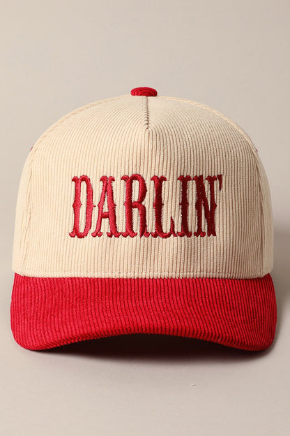 Darlin' Corduroy Trucker Hat