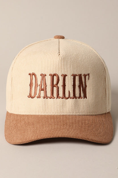 Darlin' Corduroy Trucker Hat