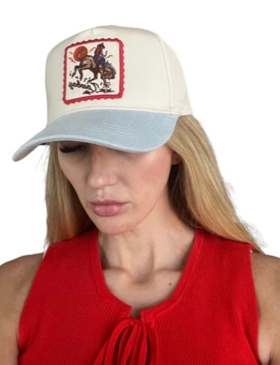 Bronc Baby Trucker-SkyBlue