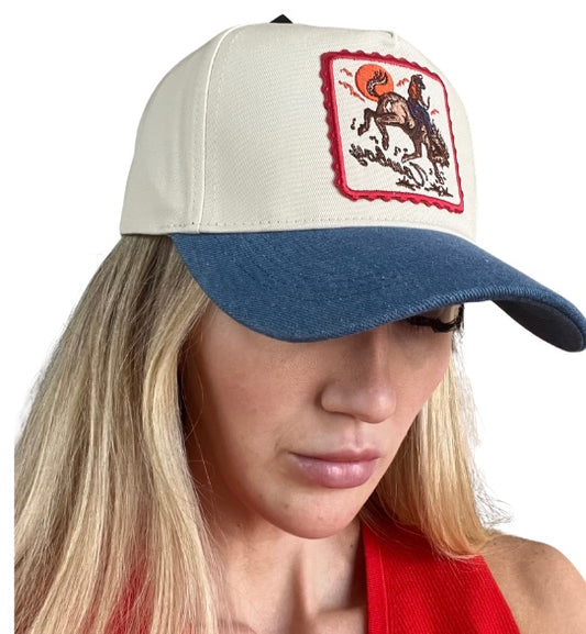 Bronc Baby Trucker- Denim